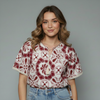 Bohemian Embroidered Tassel Floral Blouse for girls