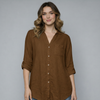Women's Button-Down Shirt Blouse