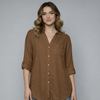 Women's Button-Down Shirt Blouse