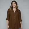 Women's Button-Down Shirt Blouse
