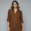 Women's Button-Down Shirt Blouse