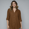 Women's Button-Down Shirt Blouse