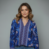 Women's Floral Printed Long Sleeve Blouse