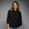 Abstract Monochromatic Print Collared Blouse for girls