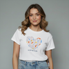 Heart Graphic Ribbed top for girls