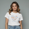 Heart Graphic Ribbed top for girls