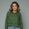 Women's Tiered Hem Blouse