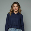 Women's Tiered Hem Blouse