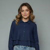 Women's Tiered Hem Blouse