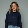 Women's Tiered Hem Blouse