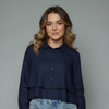 Women's Tiered Hem Blouse