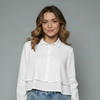 Women's Tiered Hem Blouse