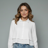 Women's Tiered Hem Blouse