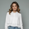 Women's Tiered Hem Blouse