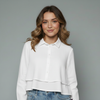 Women's Tiered Hem Blouse