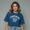 Women's Chicago Graphic Print Crop Top