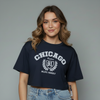 Women's Chicago Graphic Print Crop Top