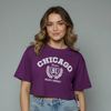Women's Chicago Graphic Print Crop Top