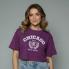 Women's Chicago Graphic Print Crop Top