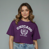 Women's Chicago Graphic Print Crop Top