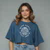 Women's Eco-Conscious Graphic Crop Top