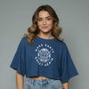 Women's Eco-Conscious Graphic Crop Top
