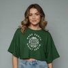 Women's Eco-Conscious Graphic Crop Top