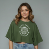Women's Eco-Conscious Graphic Crop Top