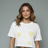 Women's Positive Vibes Graphic Crop Top