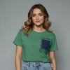 Vintage Comic-Inspired Pocket Top for girls