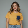 Vintage Comic-Inspired Pocket Top for girls