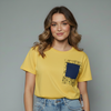Vintage Comic-Inspired Pocket Top for girls