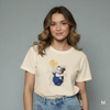 Cute Bear graphic top for girls