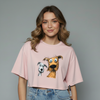 Playful Pup Graphic Printed Top