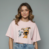Playful Pup Graphic Printed Top